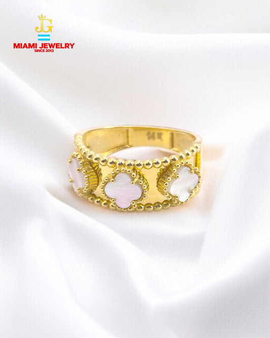 Solid 14k yellow gold ring.