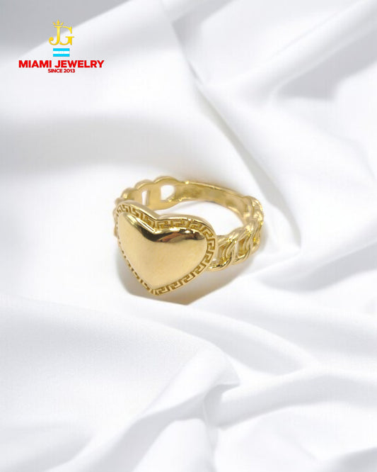 solid 14k yellow gold ring